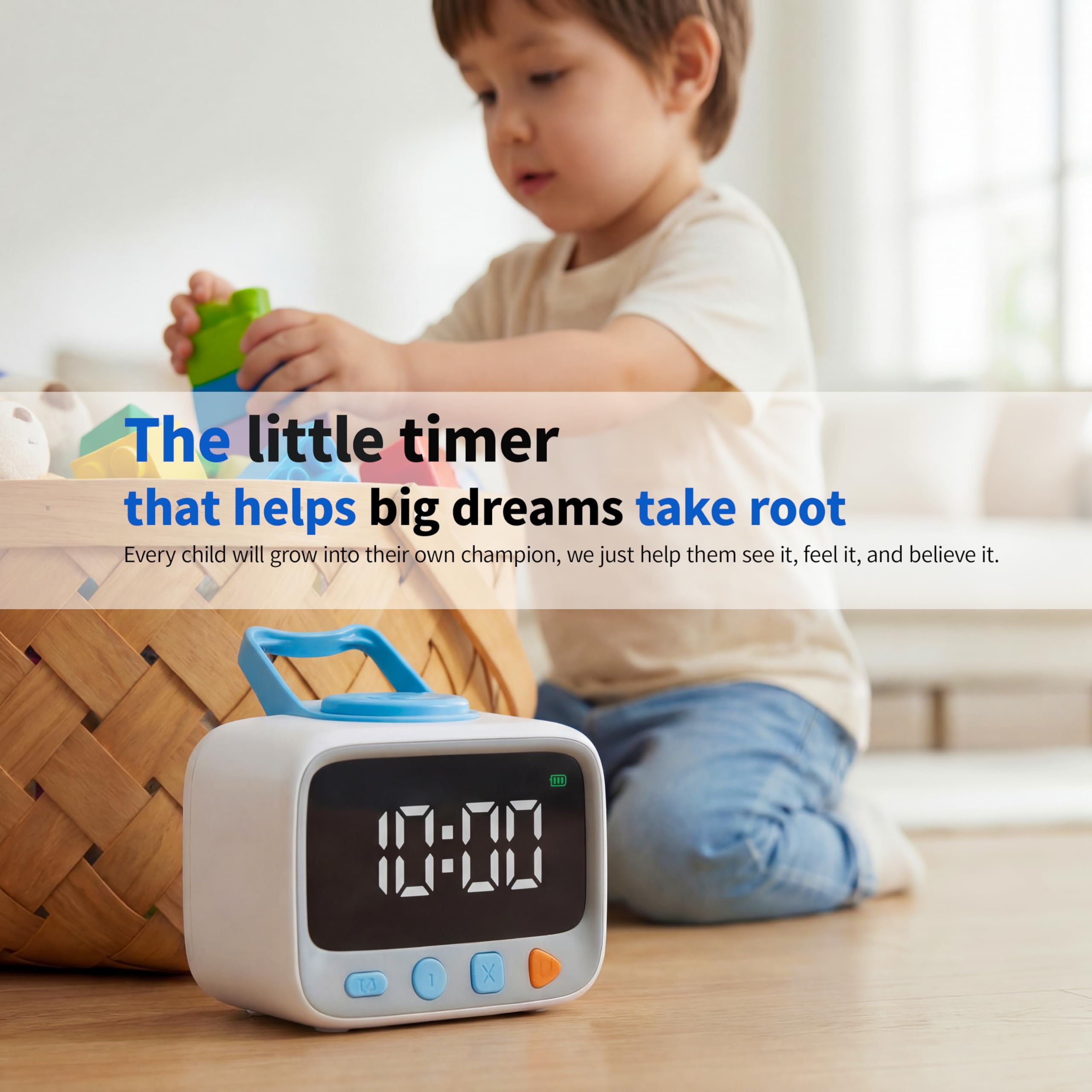 Timer per conto alla rovescia visivo con 200 adesivi premio medaglia, per premi per bambini, timer digitale ricaricabile per ADHD, strumento di studio a casa e aula