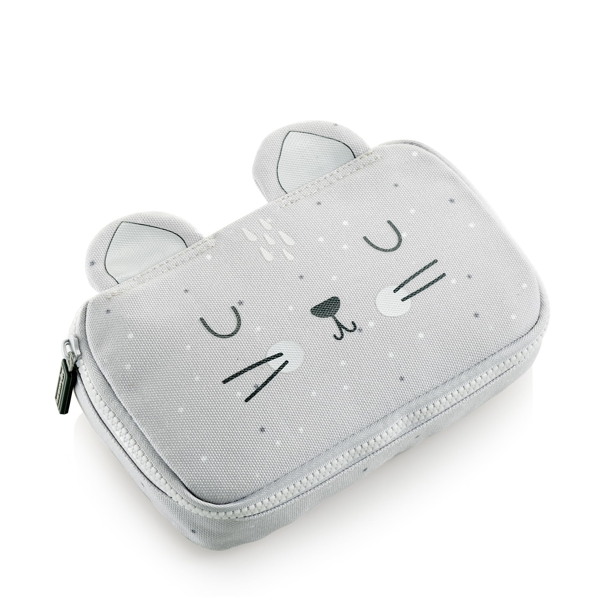 Miquelrius - Pencil case with a Compartment, Rectangular School case, Grey, 210 x 120 x 45 mm, Mouse