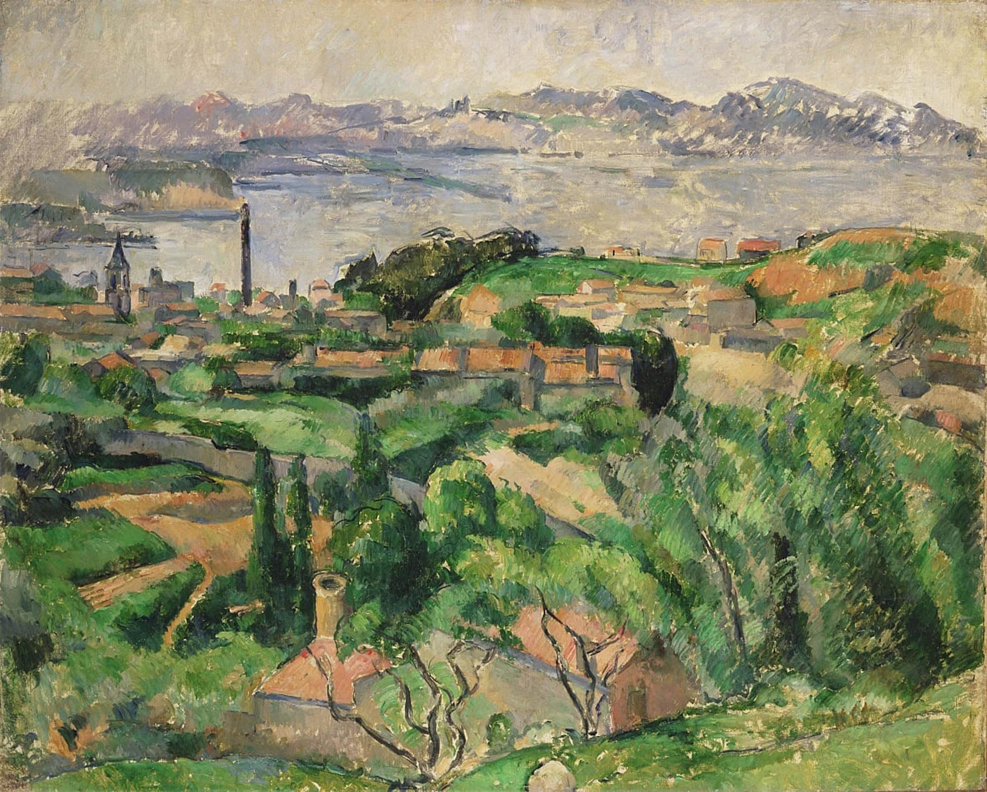 Impression d'affiches Cézanne Affiche Toile Marseille Décoration 60x90 - 5