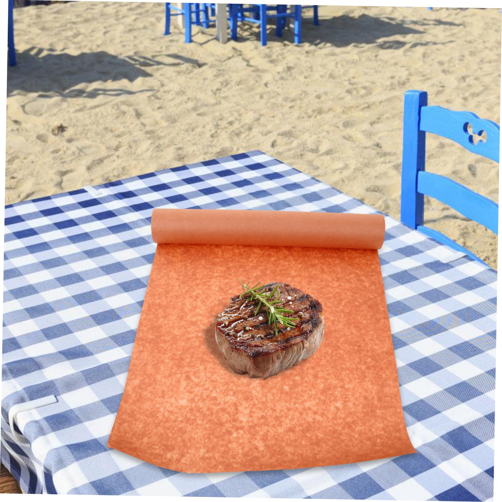 Ciieeo Papier Boucher Marron Sûr pour Emballage Alimentaire, Rouleau de Papier Cuisson Antiadhésif Cuisine et Cuisson au Barbecue