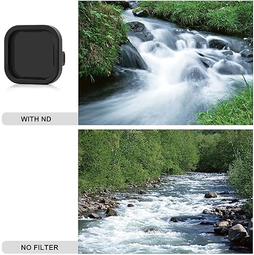 Miniatura 5 de SOONSUN Paquete de 6 filtros de lente para GoPro Hero 12 11 10 9 negro (ND8, ND16, ND32, CPL, Magenta, filtro rojo claro), kit de filtro de lente