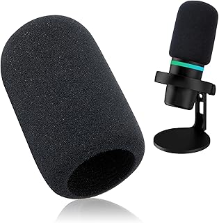 YOUSHARES HyperX DuoCast Popschutz - Mikrofon Pop Filter Schaumstoff Professioneller Mikrofon Windschutz Schallschutz Kompatibel mit HyperX DuoCast RGB Mic