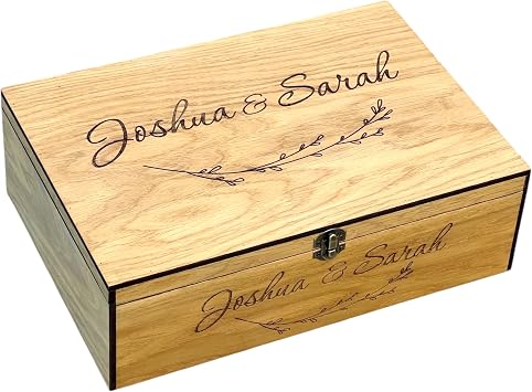 Personalized Memory Wooden Keepsake Decorative Letter Box