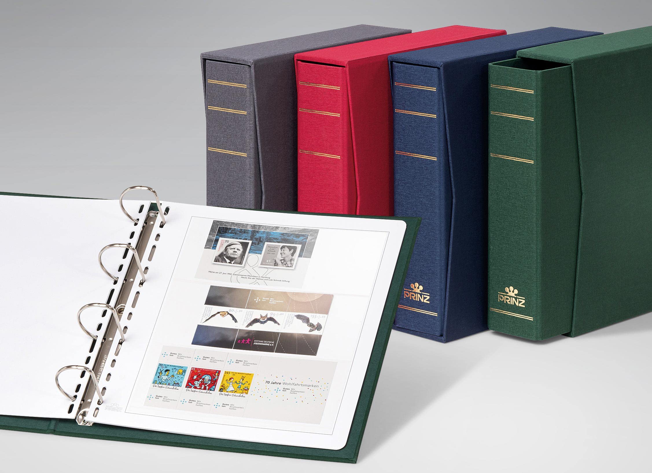 PRINZ 3080.2 Ringbinder Texas Red
