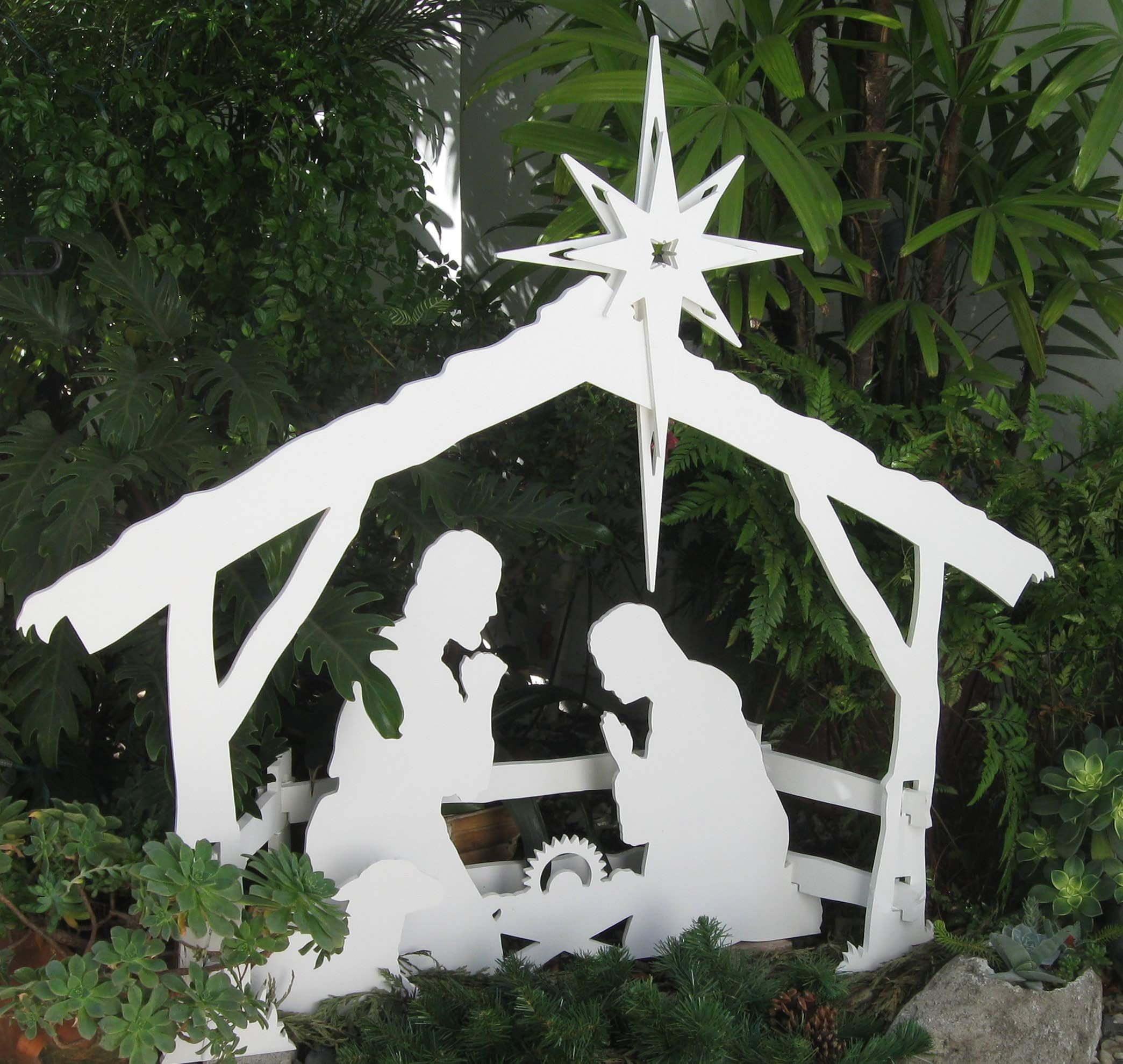 MyNativity Outdoor Christmas Nativity Set, Medium
