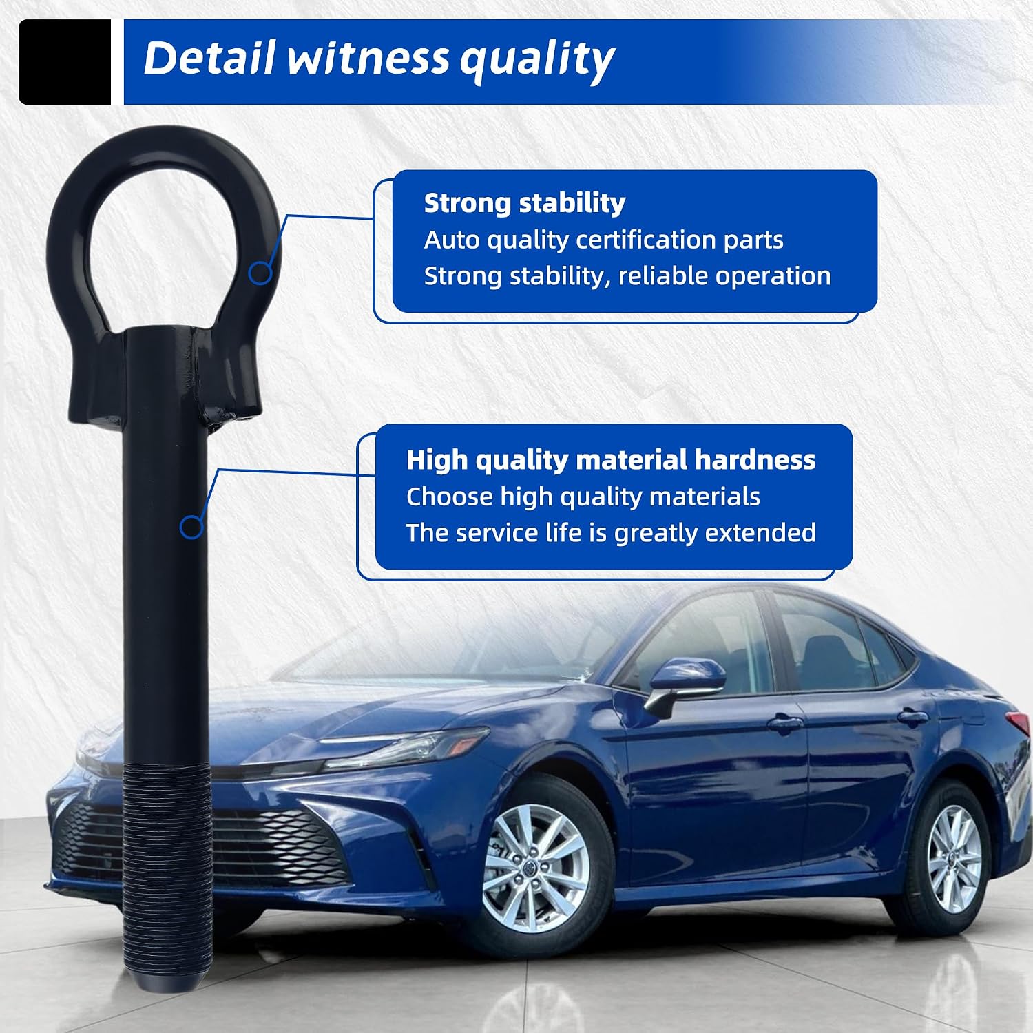 for Toyota Camry Tow Hook 2002-2011 for Toyota RAV4 Tow Hook 2006-2012 for Scion tC 2005-2010 Front Towing Eye Hook#51960-33010,51961-42050