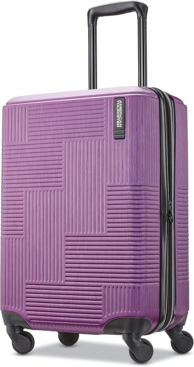 Amazon.com | American Tourister Stratum XLT Expandable Hardside Luggage with Spinner Wheels, Power Plum, Carry-On 21-Inch | Suitcases
