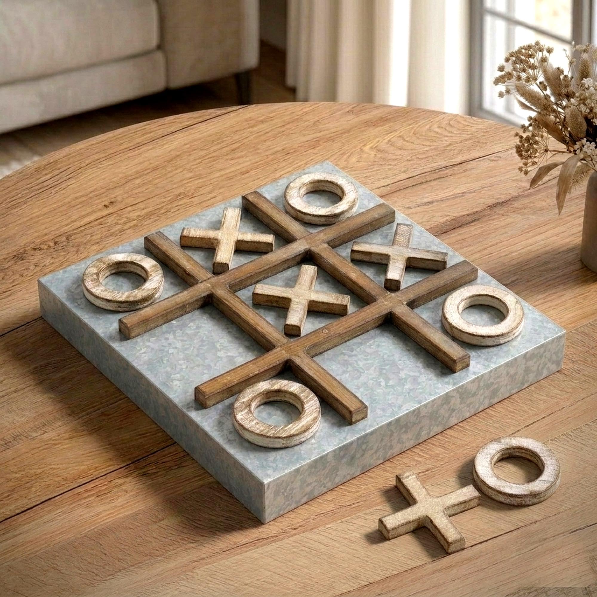 Amazon.com: American Art Decor Magnetic Tic Tac Toe Board Game Set