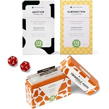 Ultimate Addition & Subtraction Math Mastery Flash Cards Bundle 722 Equations All Facts 0-12 for Engaging K-3rd Grade Learning - Fact Family & Single-Fact Cards, Color-Coded, Graphic Illustrations