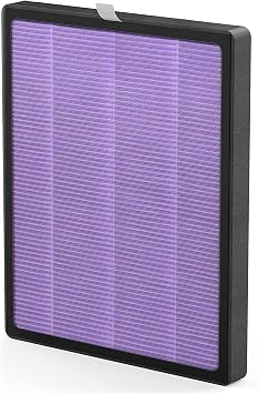 Air Purifier R1 Replacement Filter, 3-in-1 Pre-Filter, True HEPA Filter, High-Efficient Activated Carbon FilterToxin Absorber,Deep Purple