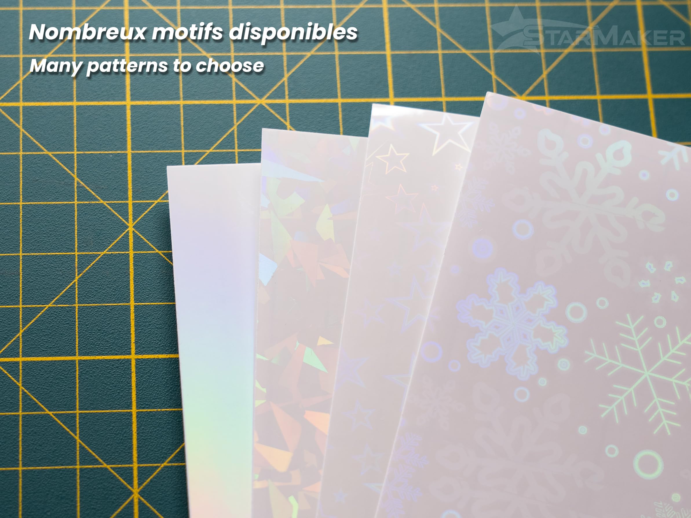 Fogli Laminazione A Freddo A4 - Pellicola Lucida Autoadesiva Per Adesivi E Foto, 25 Pezzi - Foto 9