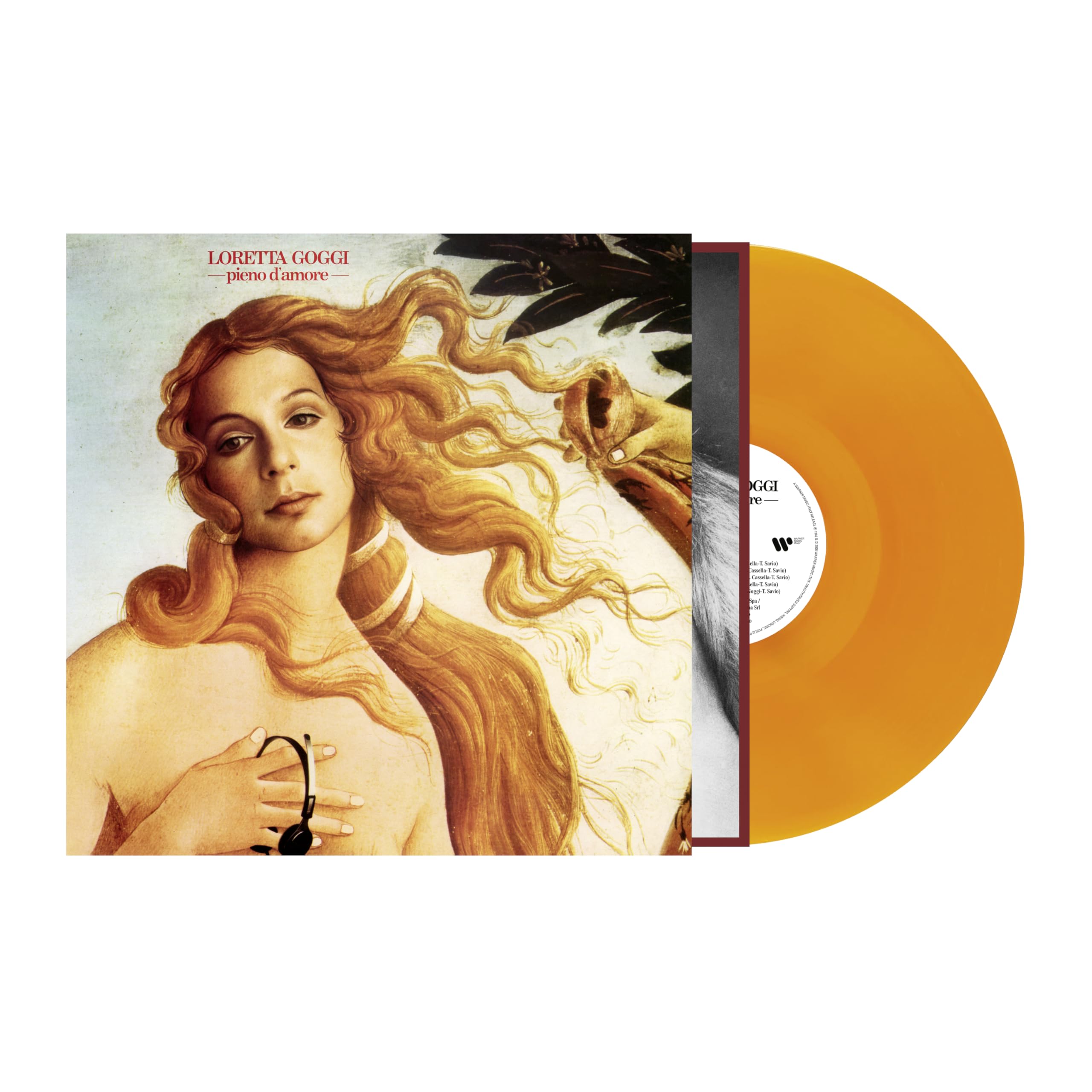 Loretta Goggi Pieno D'Amore Vinyl LP Colored Orange New And Sealed
