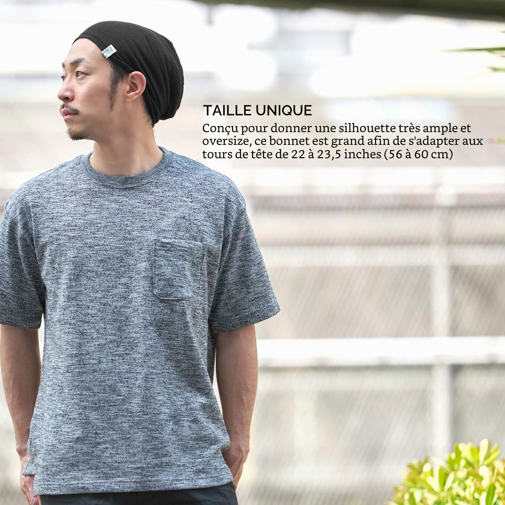 CHARM Bonnet D'Été en Tricot Fin, Chapeau Homme & Femme Doux | Respirant, Léger, Mince, Bonnet Tombant, Style Japonais, Slouchy, Bouffant, Refroidissement Lumière, Mode Unisexe