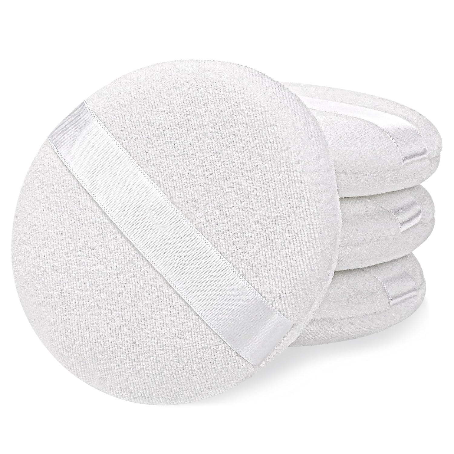 4Pcs Powder Puff for Body Powder Ultra Soft Washable Large