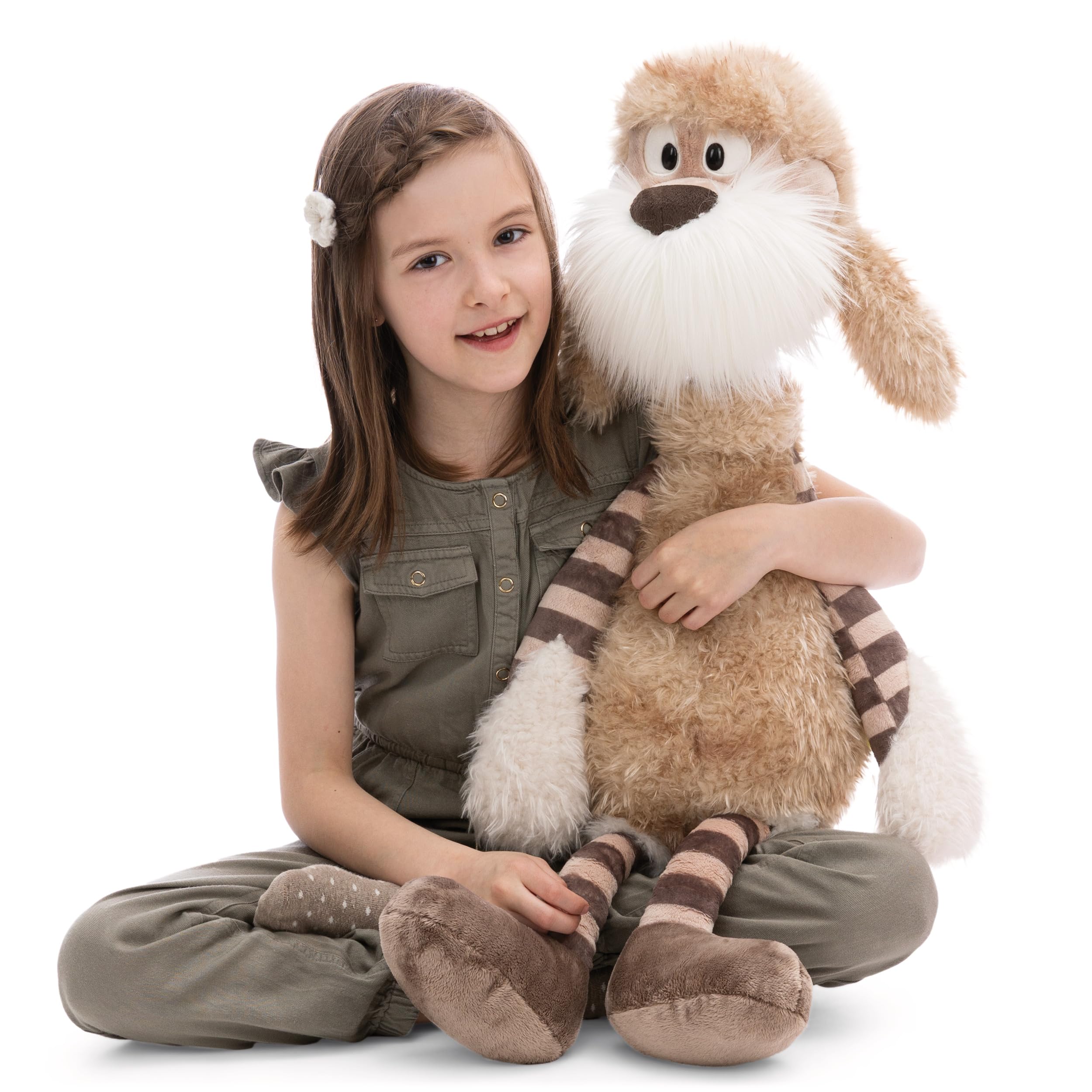 NICI Kuscheltier Hund Jaxs 75cm - Weiches Stofftier aus Plüsch zum Liebhaben, Knuddeln & Spielen, tolles Geschenk für Kinder & Erwachsene | 63248