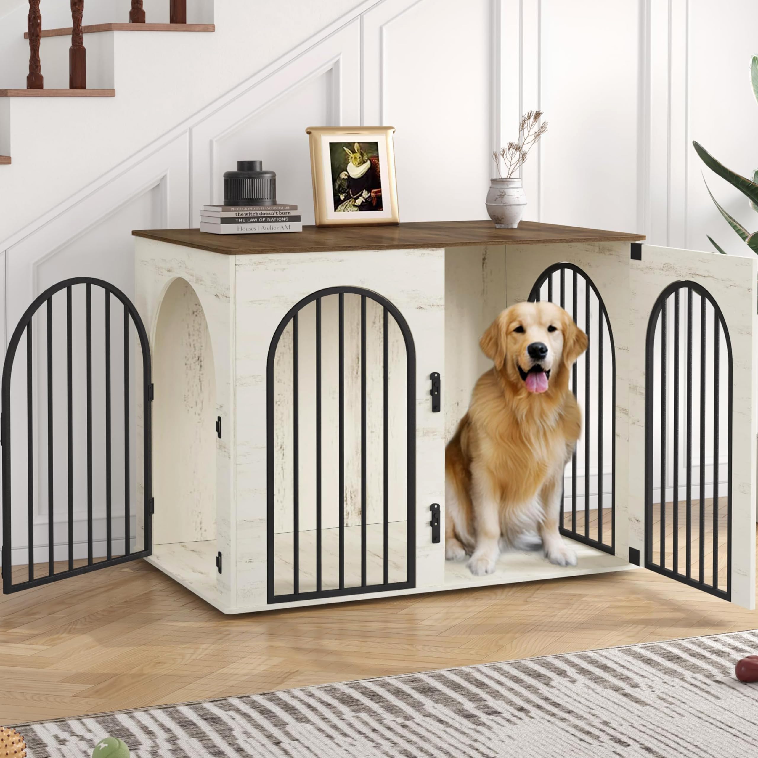 Hzuaneri Wooden Dog Crate Furniture