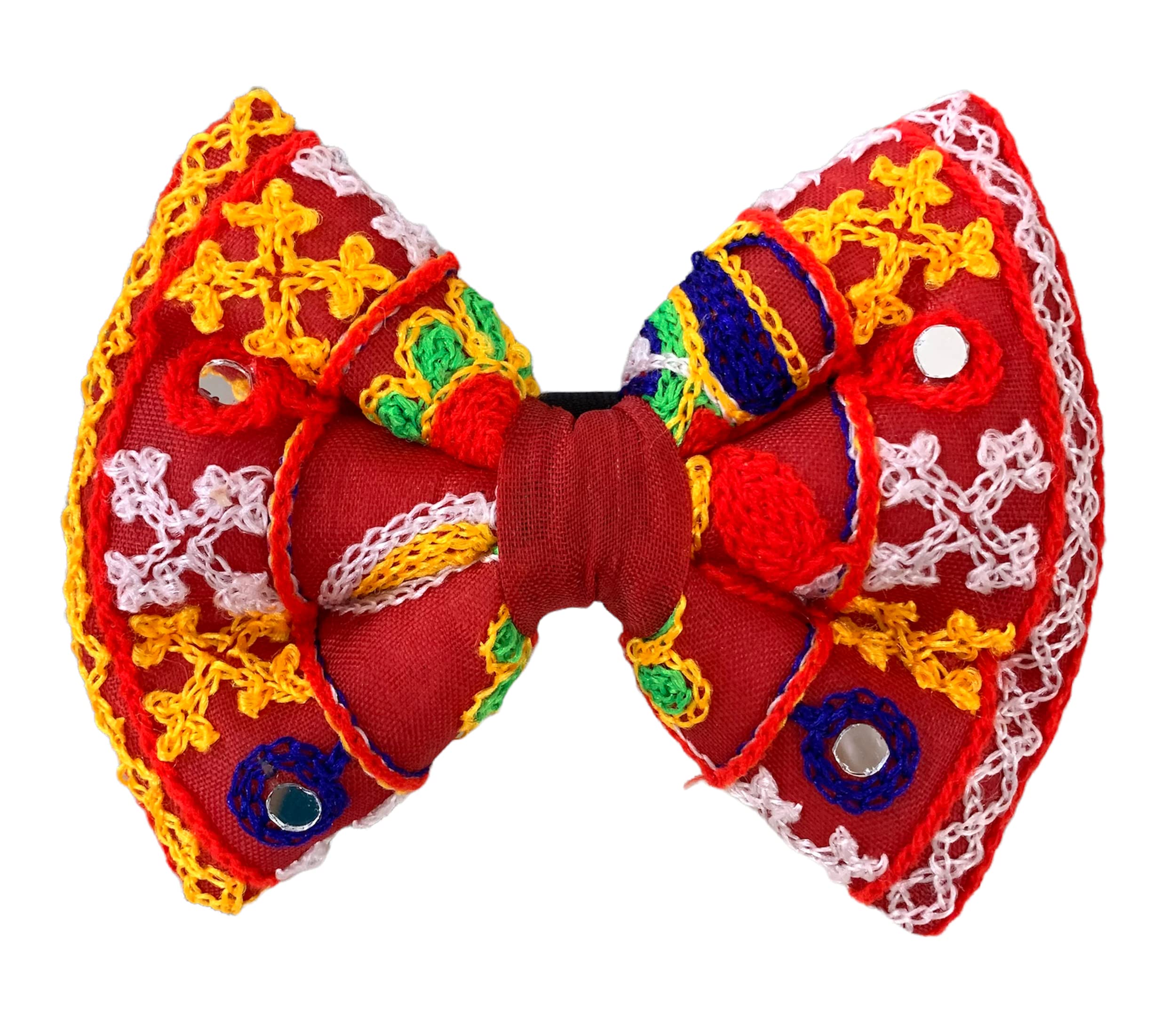 For The Fur Kids Rangeelo Dog Bow Tie: Traditional Mirror Work Dog Bow Tie for Weddings & Festivals (Red) (B0B6GSM2VH) Amazon Price History, Amazon Price Tracker
