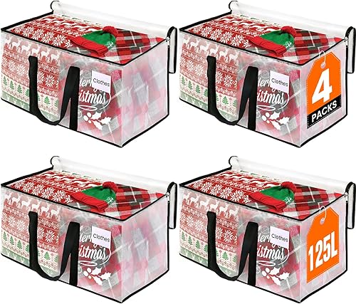 Miniatura 13 de Bolsas de mudanza transparentes extragrandes y resistentes, con asa reforzada y doble cremallera, bolsas de almacenamiento alternativas a las cajas