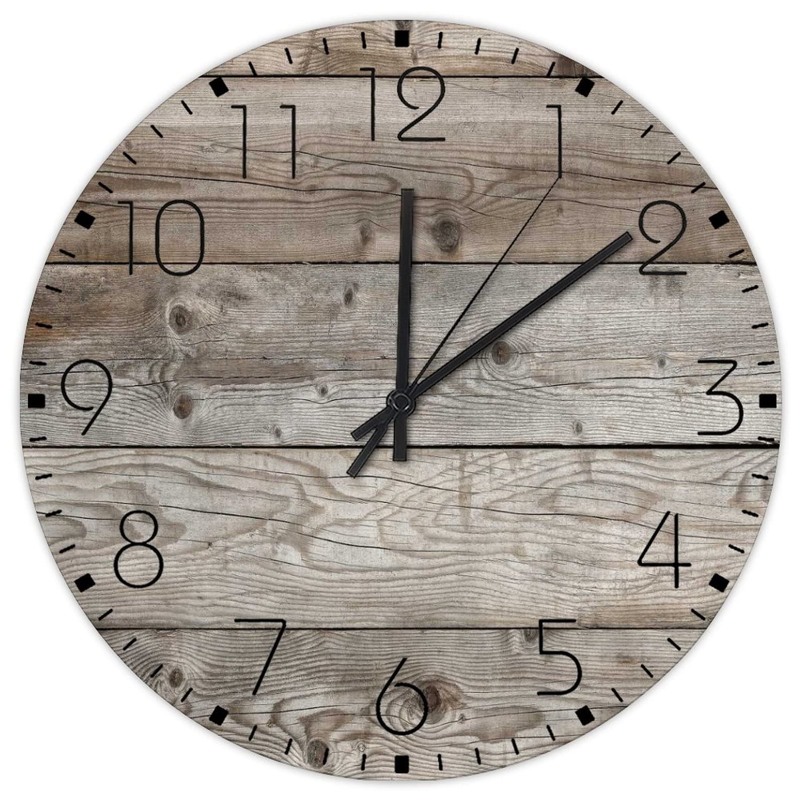 Horloge personnalisée en bois 38 cm le cadeau idéal pour une crémaillère