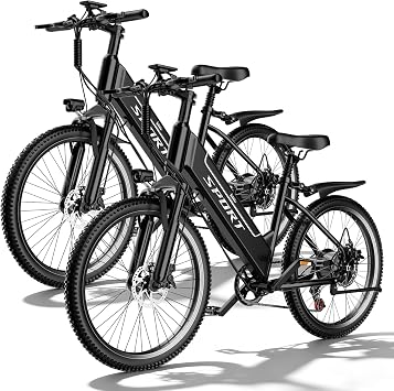 Electric Bike for Adults, 1500W Peak E Bike with 48V 12Ah Removable Battery, 26" Electric Bicycle, 7 Speeds, Lightweight Cruiser E-Bike for Commute, Up to 25MPH, 65 Miles PAS Range