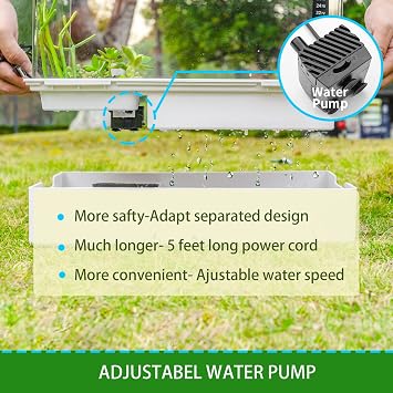 BETAZOOER Small Acrylic Turtle Tank Water Filter Reptile 15.711.810