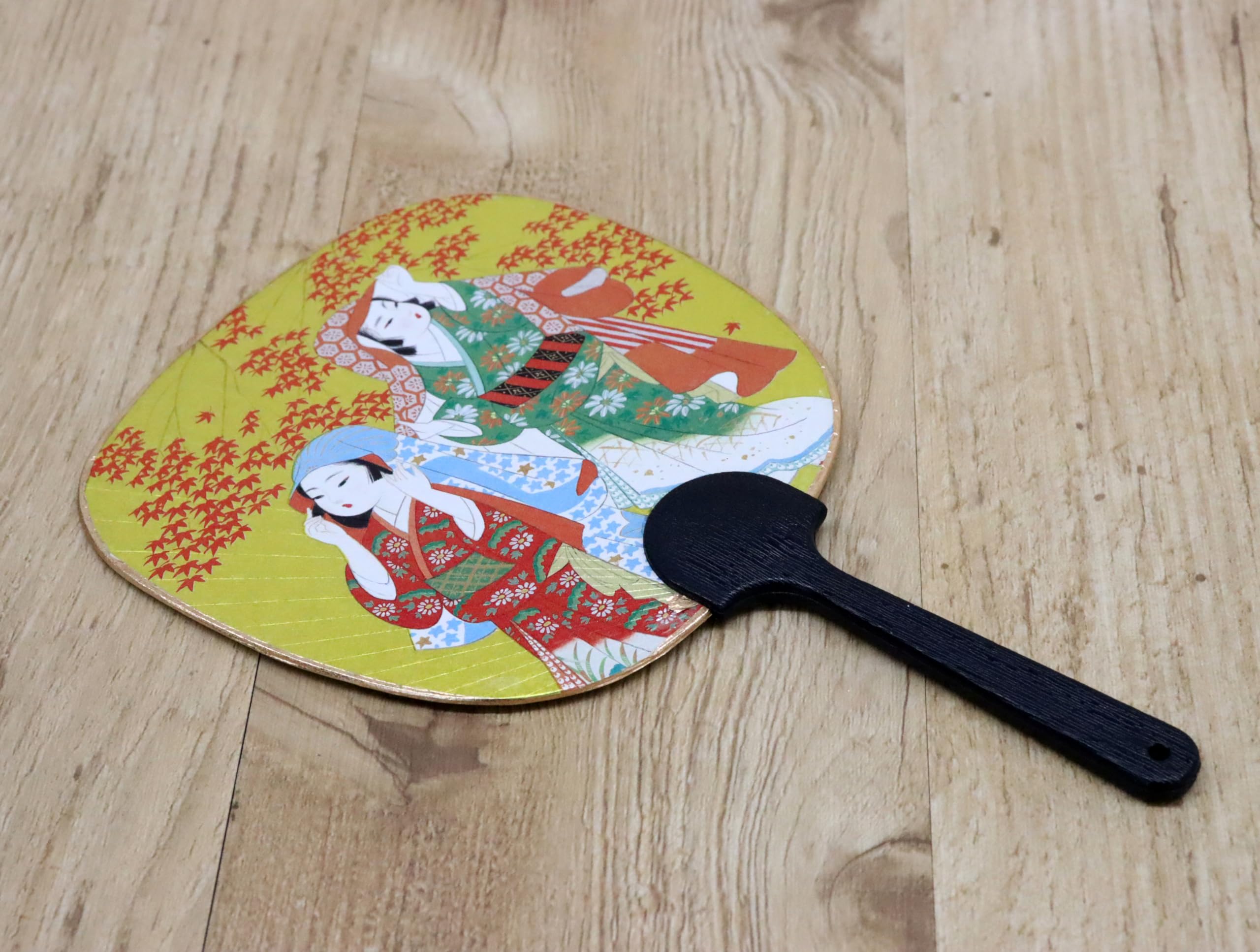 Amazon.co.jp: 日本製 日本のお土産 豆うちわ 4枚 セット ミニうちわ