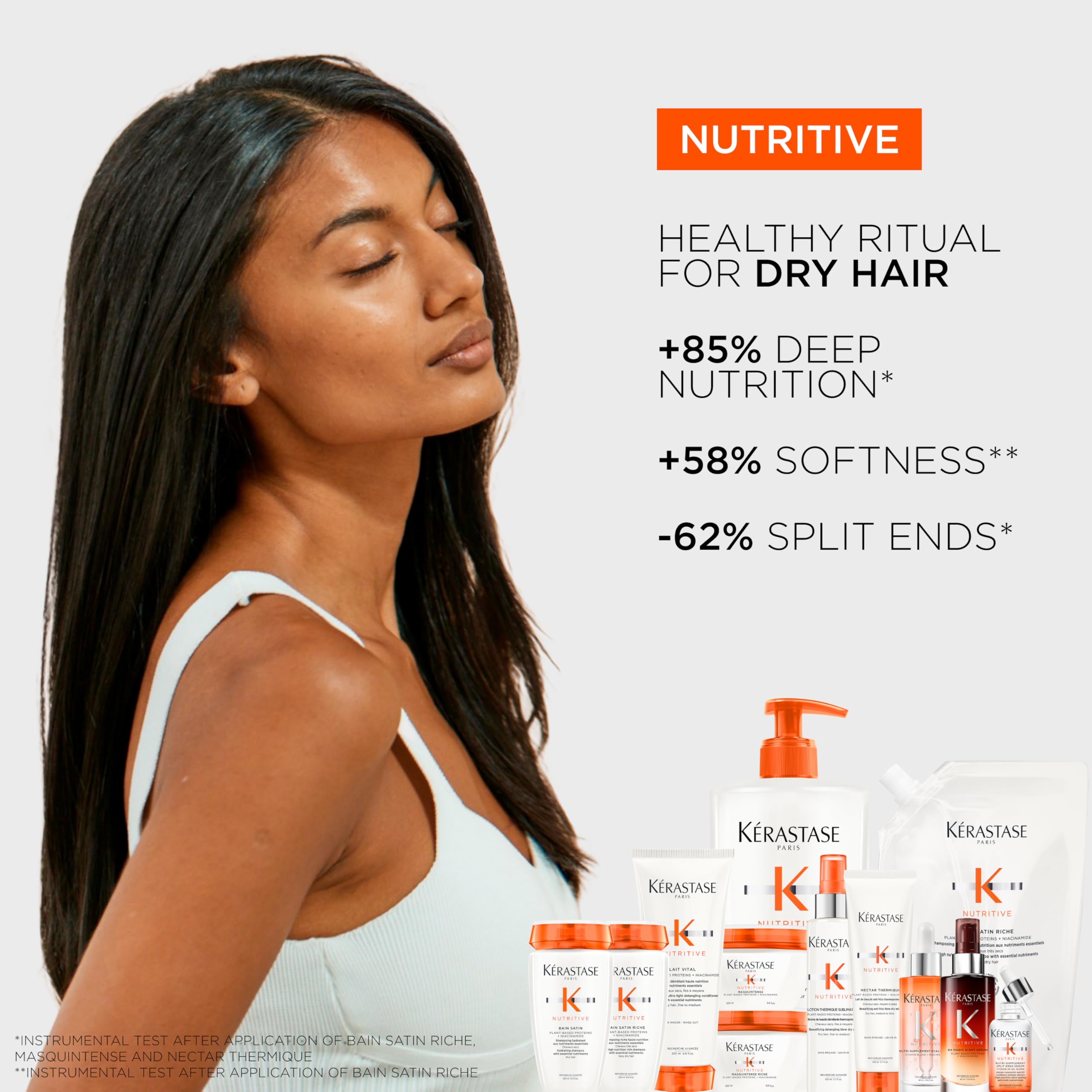 Kérastase Zestaw 2produkty Nutritive Szampon 500ml + Nutritive Bain Satin Riche Eco-Refill 500ml
