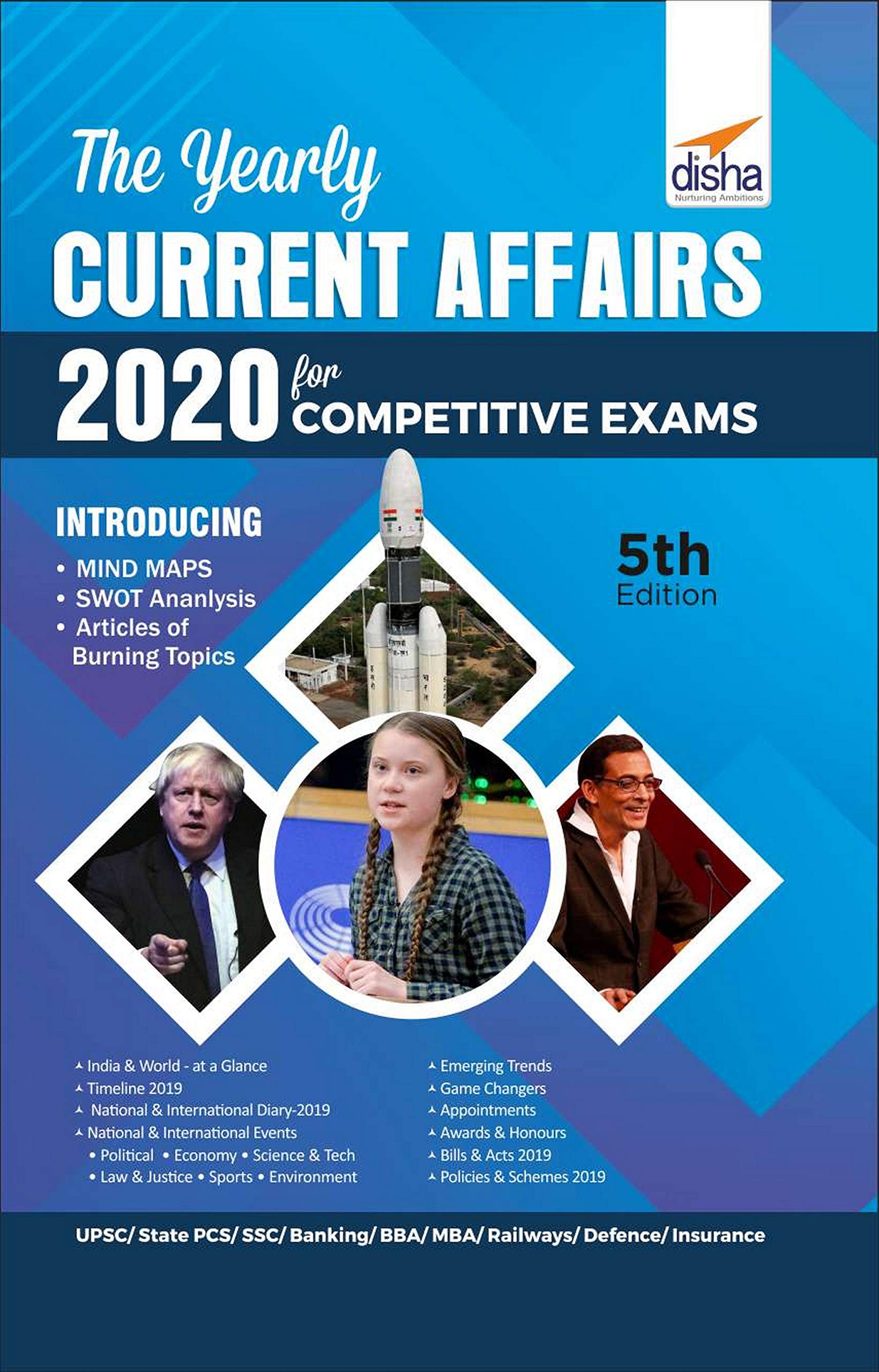Buy The Yearly Current Affairs 2020 for Competitive Exams 5th Edition Book  Online at Low Prices in India | The Yearly Current Affairs 2020 for  Competitive Exams 5th Edition Reviews & Ratings - Amazon.in