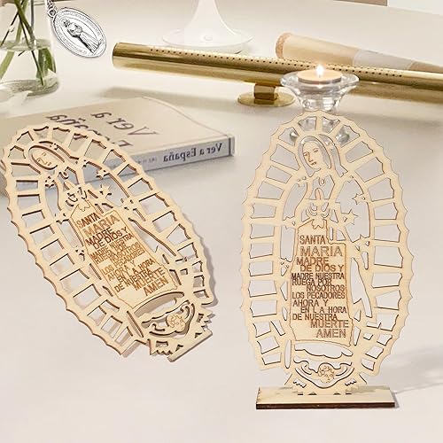 Miniatura 2 de 12 Piezas De Centros De Mesa De Madera Para Bautizo, Centros De Mesa Para Bautizo Bodas Decoraciones, Mi Primera Comunión Decoraciones, Decoraciones