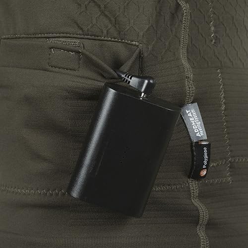 Miniatura 5 de Pnuma Outdoors IconX Chaleco de capa base de ajuste cómodo con 3 ajustes de calor, batería recargable y cargador incluidos