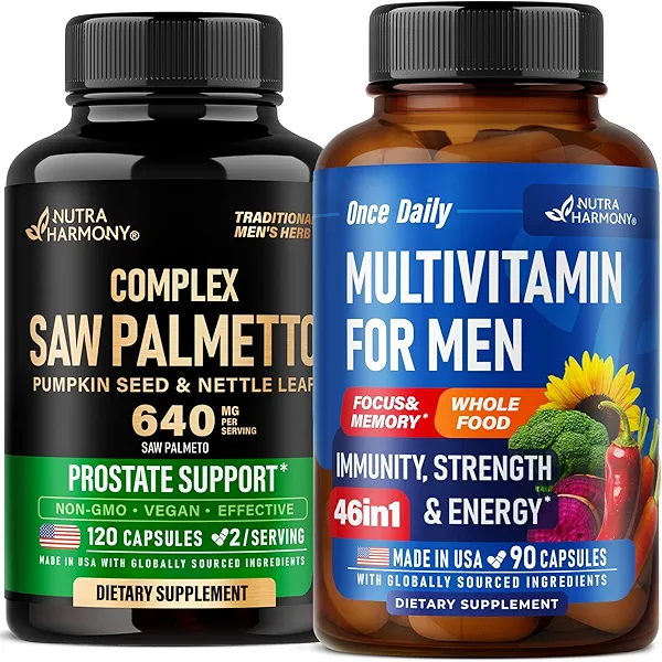 NUTRAHARMONY Saw Palmetto & Multivitamins for Men Capsules