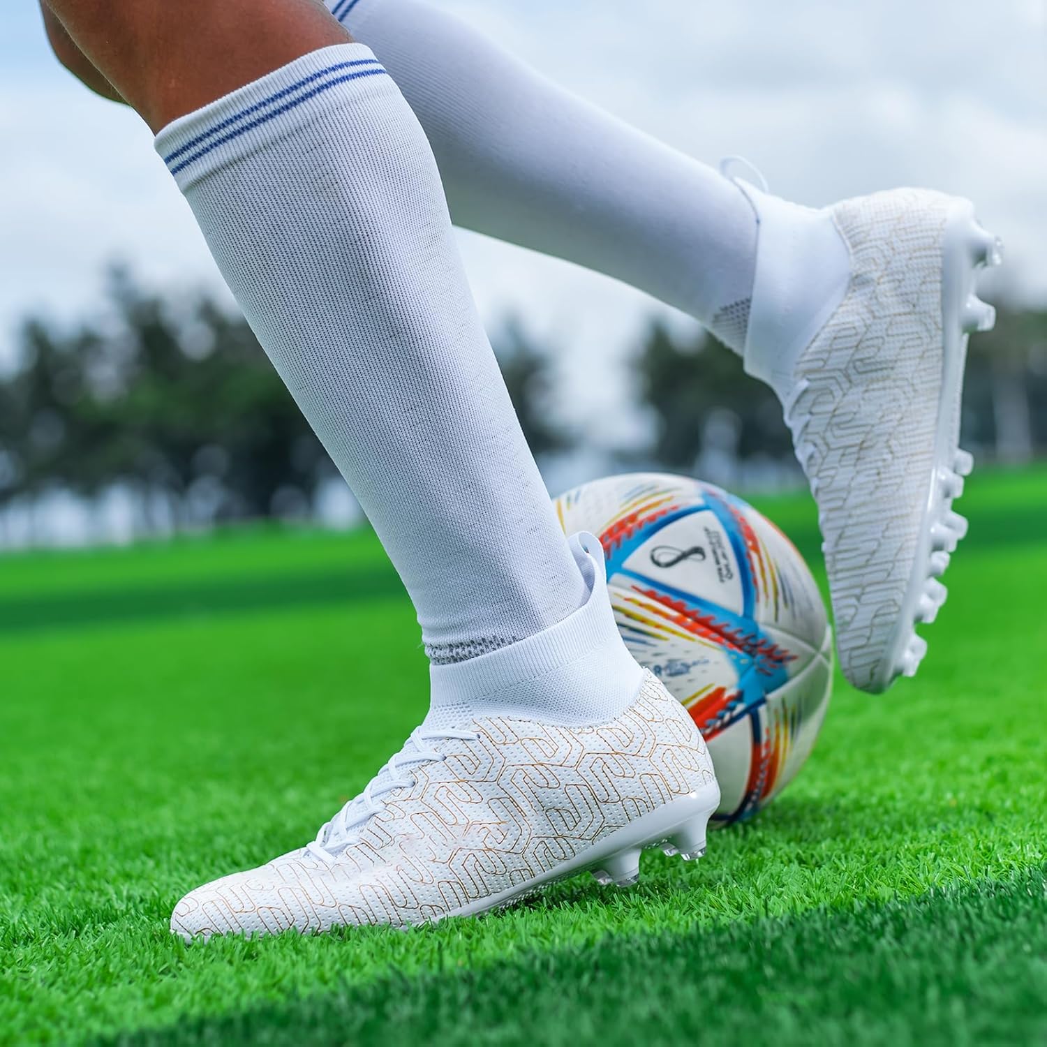 Soccer Cleats Mens Soccer Shoes for Big Boys Football Cleats Men - Image 7