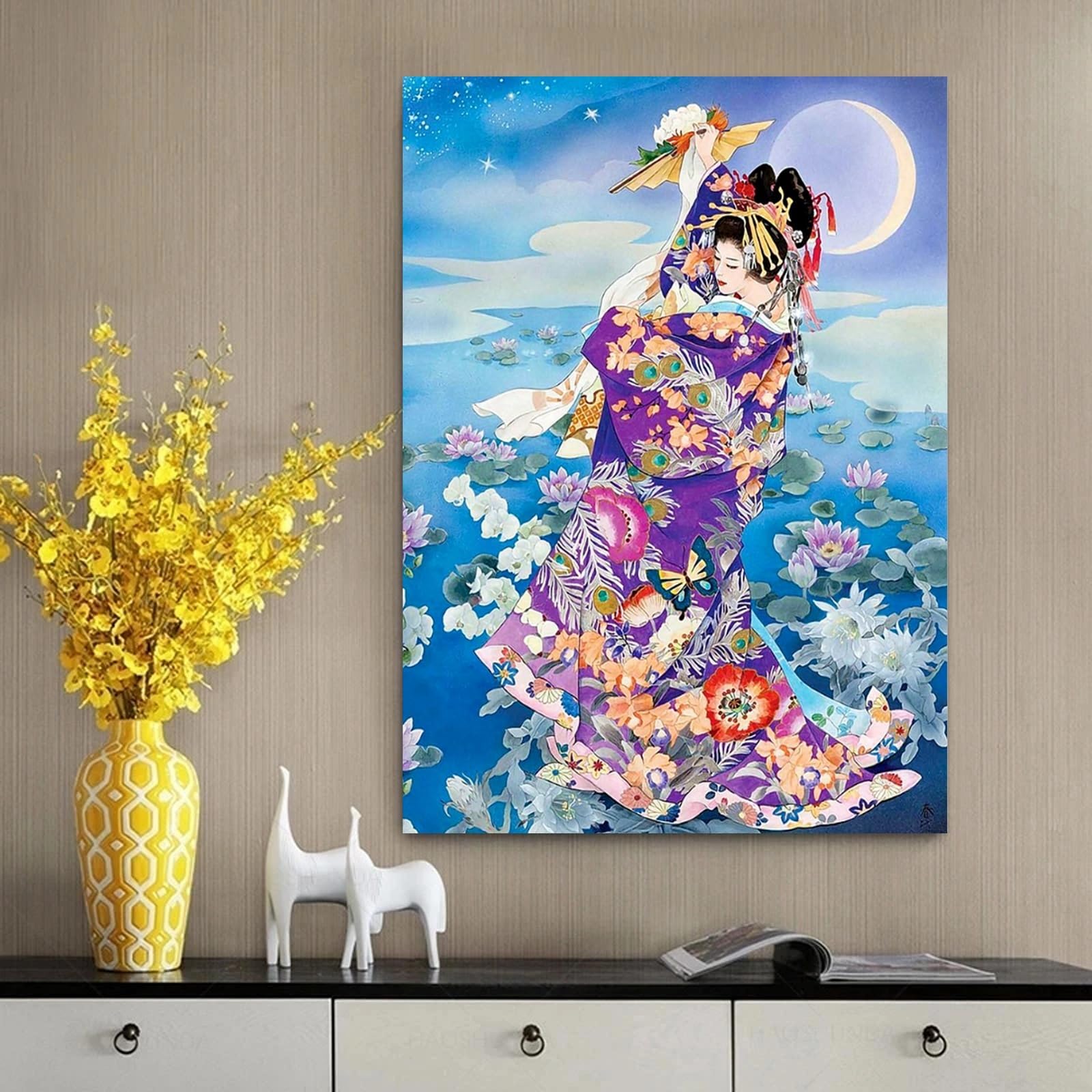 アート　絵画　(美品)手描きアート Amazon | ZGMAXCL 5D ダイヤモンドアート 大きいサイズ 全面貼り