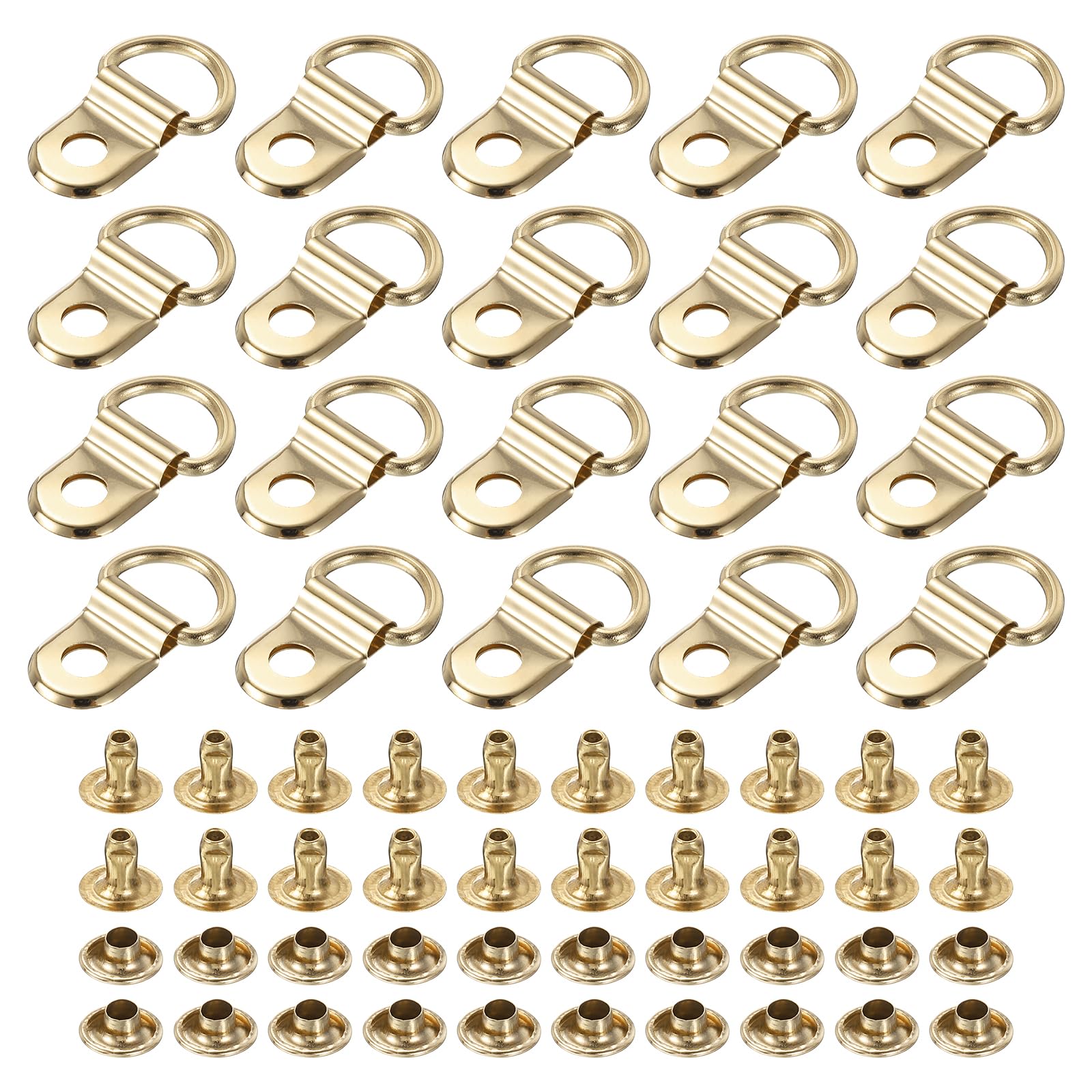 TMISHION Crochet De Lacet Ensemble De 100 Rivets à Crochet Pour Lacets