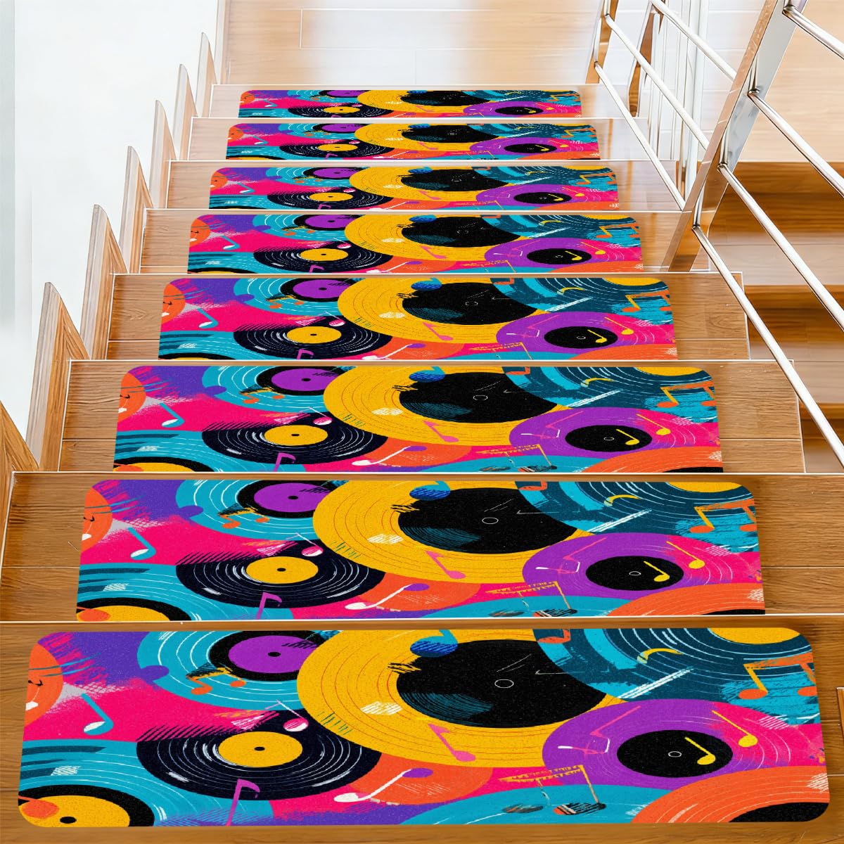 Peldaños para escaleras vintage de 20x76 cm para casas familiares