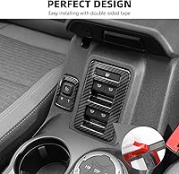 Vista 5 de para Bronco - Moldura de Control del Interruptor de Elevación de Ventana, 2 Piezas Cubierta del Panel de Ajuste del Espejo Retrovisor de la Consola