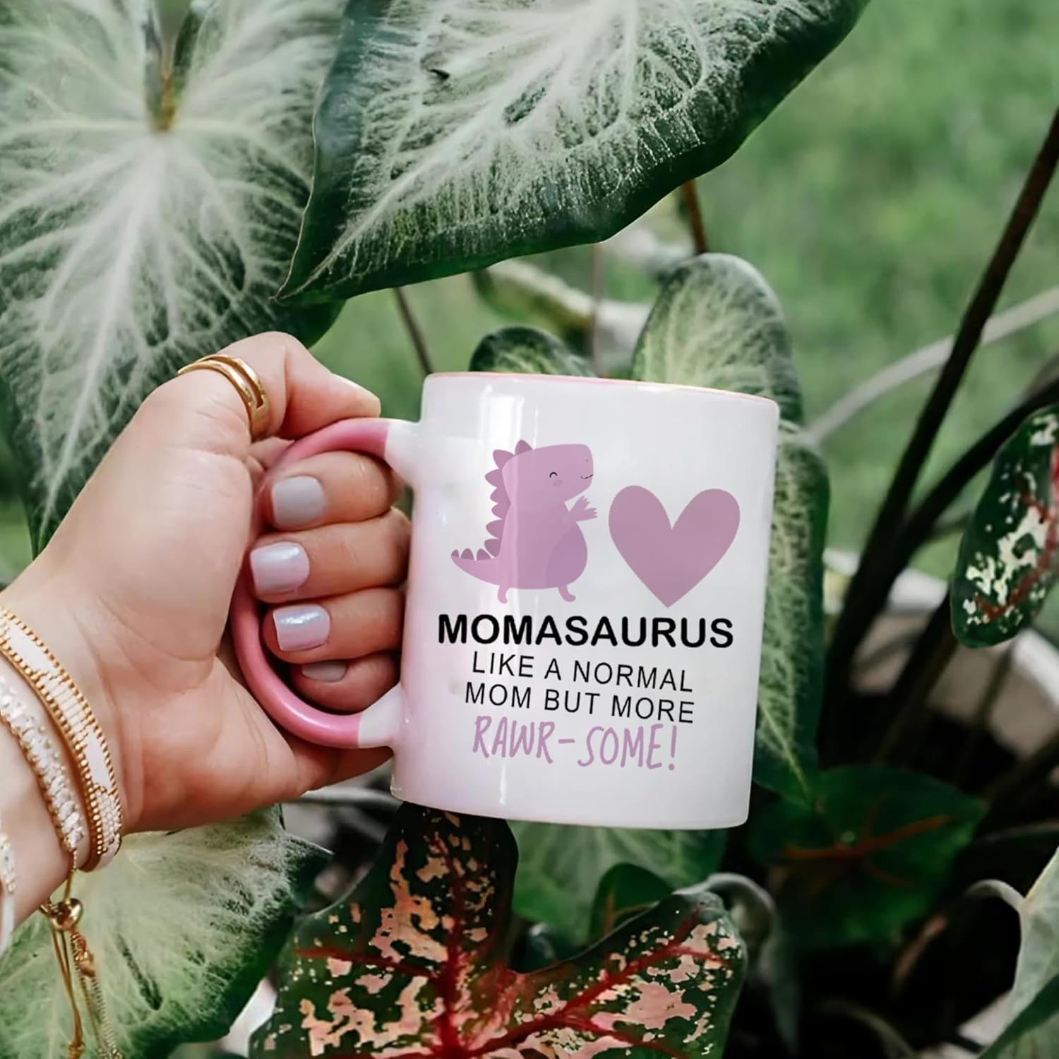 Mothers Day Gifts For Mom Mugs, Coffee Mug For Mama, Best Moma Gifts For Birthday, Christmas For Mommy, Momasaurus 11oz Mug - Present For New Mom, Wife From Daughter, Son, Husband - Image 3