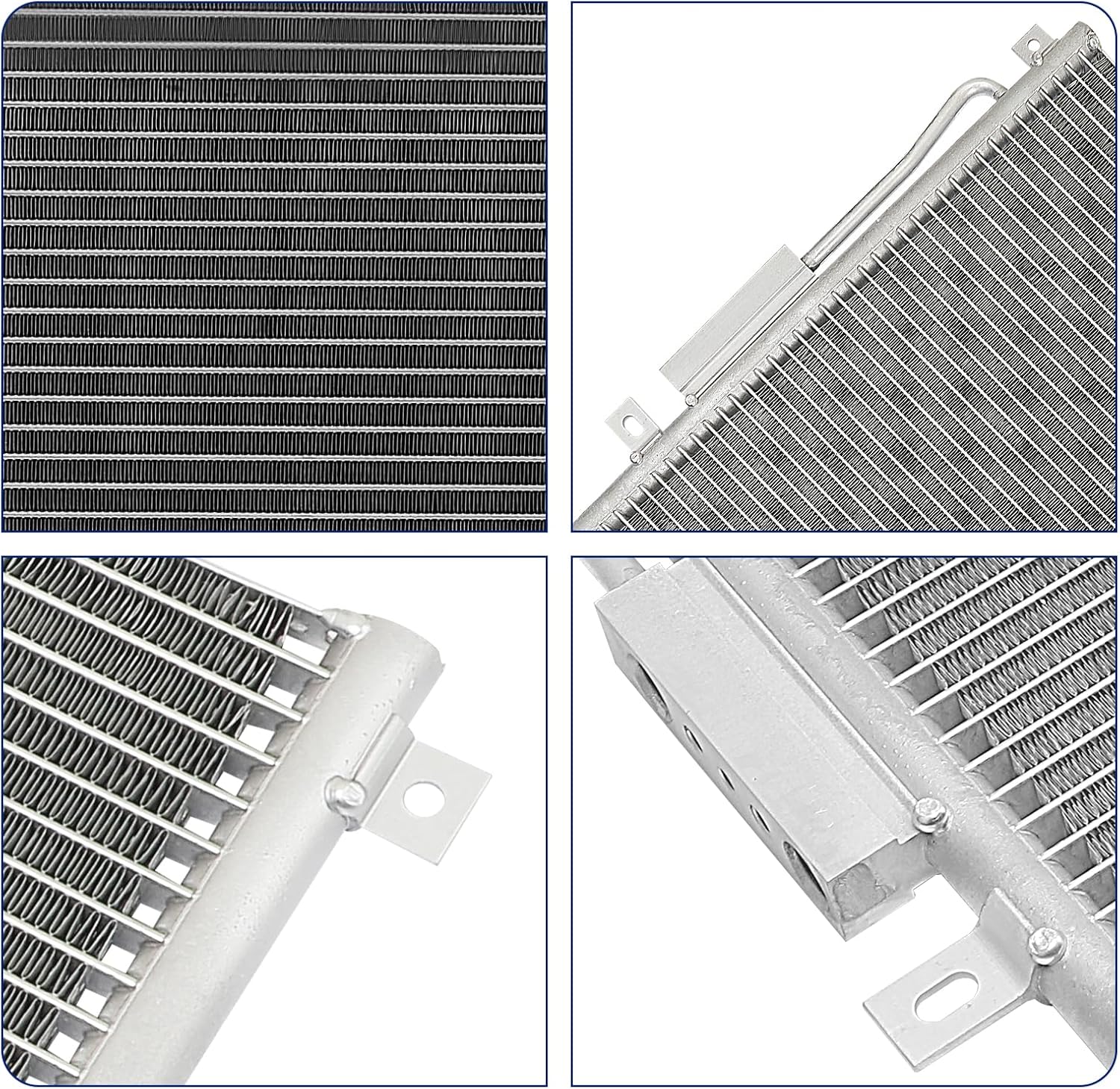 Air Conditioning A/C Condenser Compatible with Jeep Grand Cherokee 1999-2003 4.0L 4.7L # 4925, CN4925PFC, 55115918, 55115918AB, 55115918AC, 55115918AE