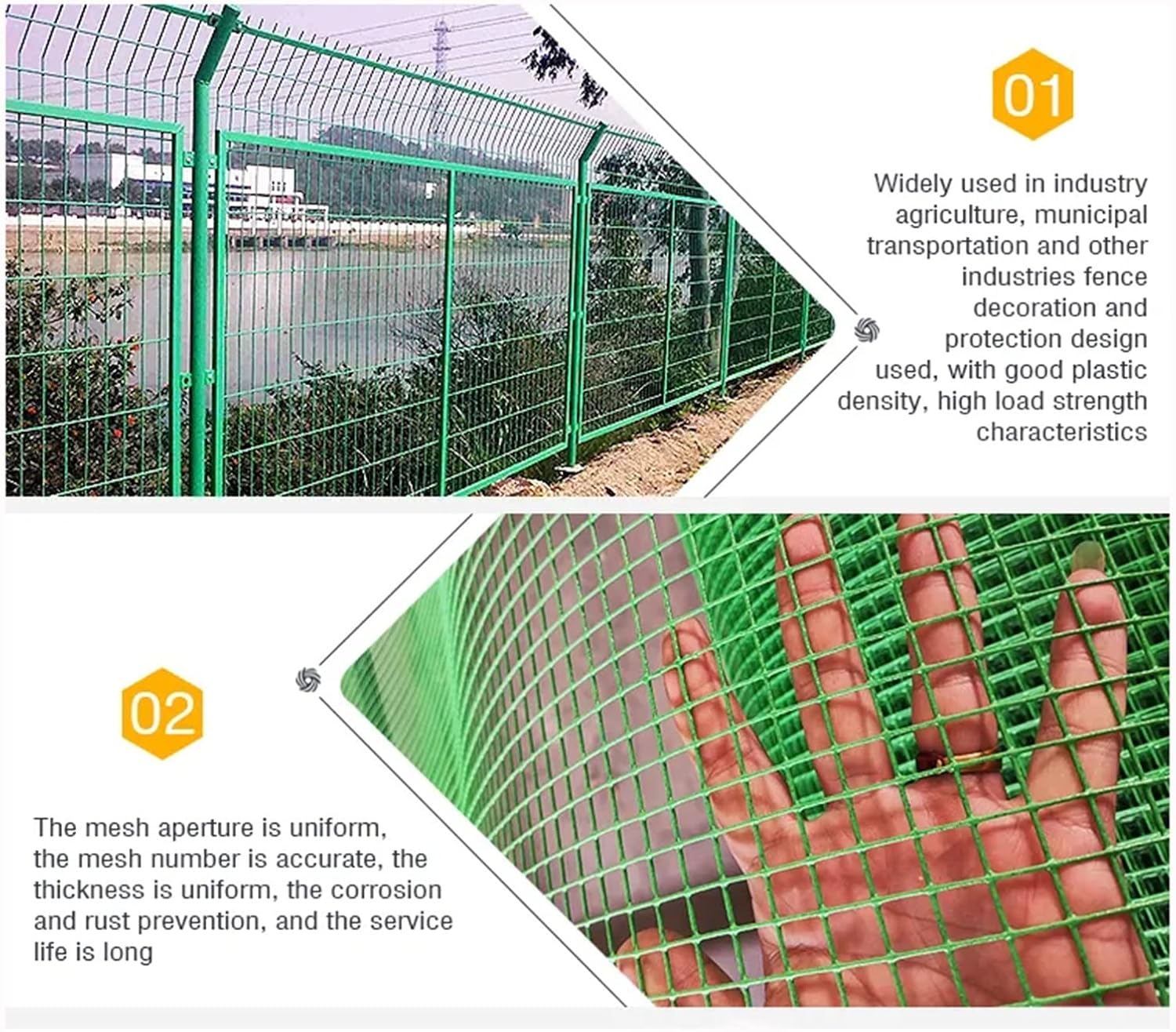 Vinyl Coated Welded Wire Mesh Roll for Chicken Fencing, 6x6cm Size, 3mm Diameter - Ideal for Home Garden, Rabbit Cages, Durable & Weather-Resistant (1.2x30m)