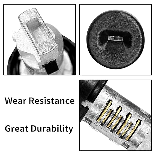 Miniatura 5 de Cilindro de bloqueo de interruptor de encendido con llaves. Reemplazo para Chevy Silverado Express Suburban 1500/2500/3500, GMC Sierra Savana Yukon,