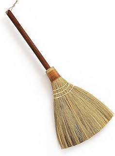 Handmade Whisk Sweeping Broom - Vietnamese Straw Soft Broom - Broom Decorative 11.81" Width,26" Length