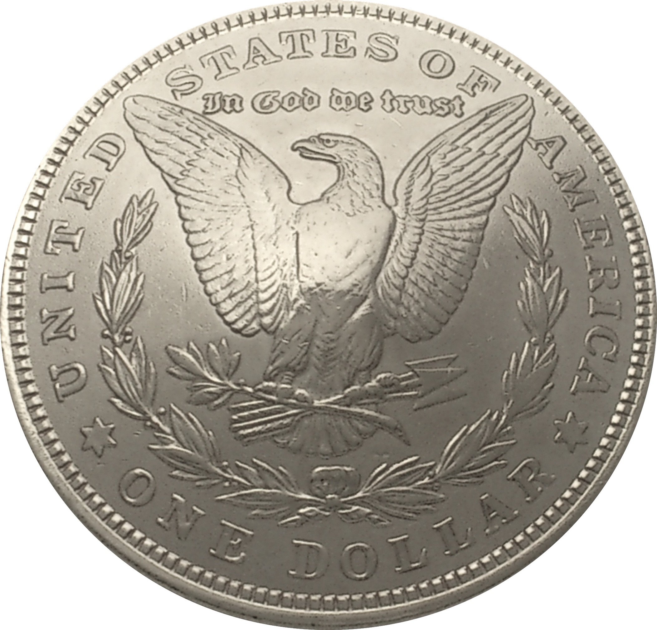 Amazon | コンチョ 1ドル モルガン イーグル 銀貨 1921年 US-1B ネジ式 