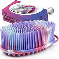 Vista 10 de Nuevo exfoliante de silicona exfoliante Avilana fácil de limpiar, ecológico, larga duración, y más higiénico que el lufa tradicional., Total 1, Rosa