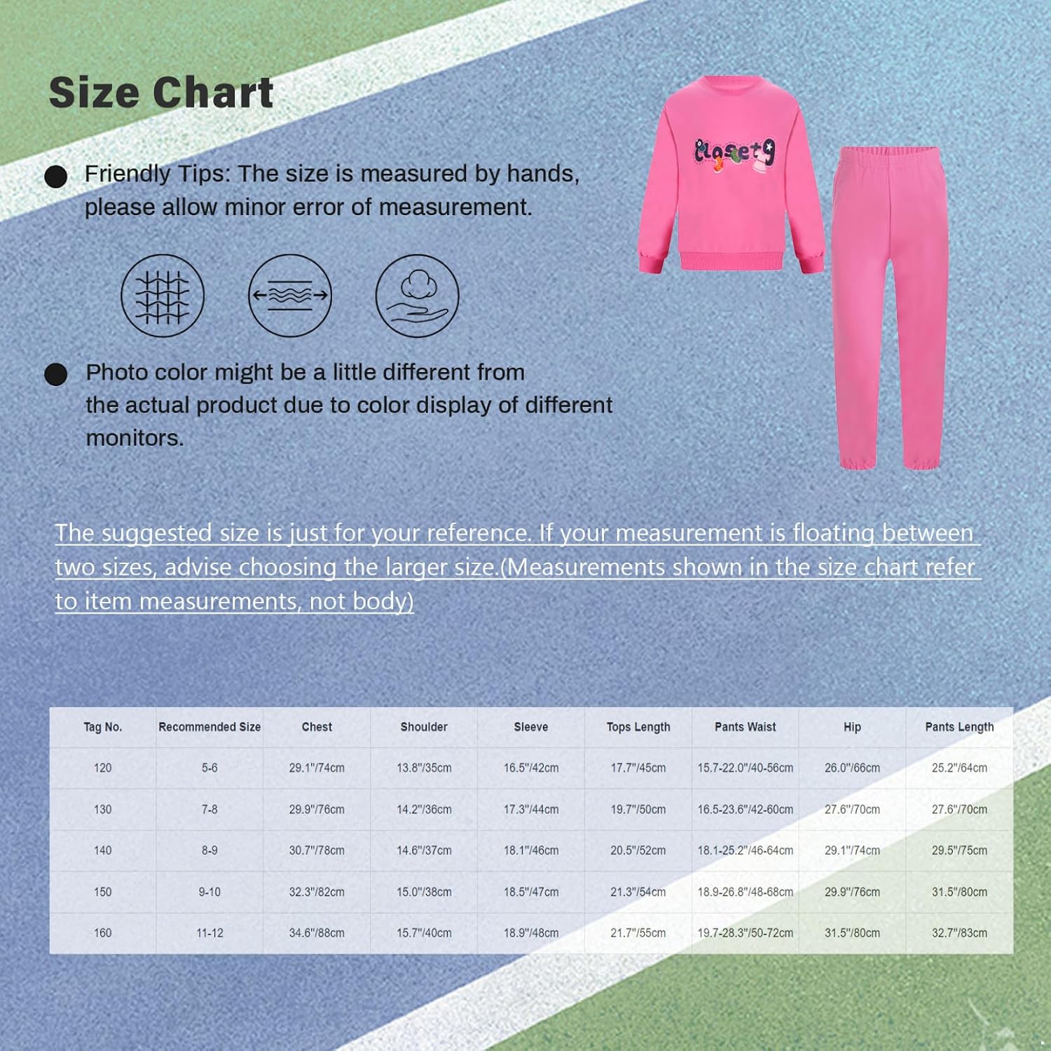 Kids Letter Print Tracksuit Girls Long Sleeve Sweatshirt with Jogger Sweatpants Sweatsuit Activewear