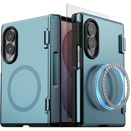 VRS DESIGN Terra Guard Modern for Samsung Galaxy Z Fold 8 Case (2026) [Wide Fold Design] [Magnetic Compatible] [Wireless Charging Support] Slim Protective Cover - Ice Blue