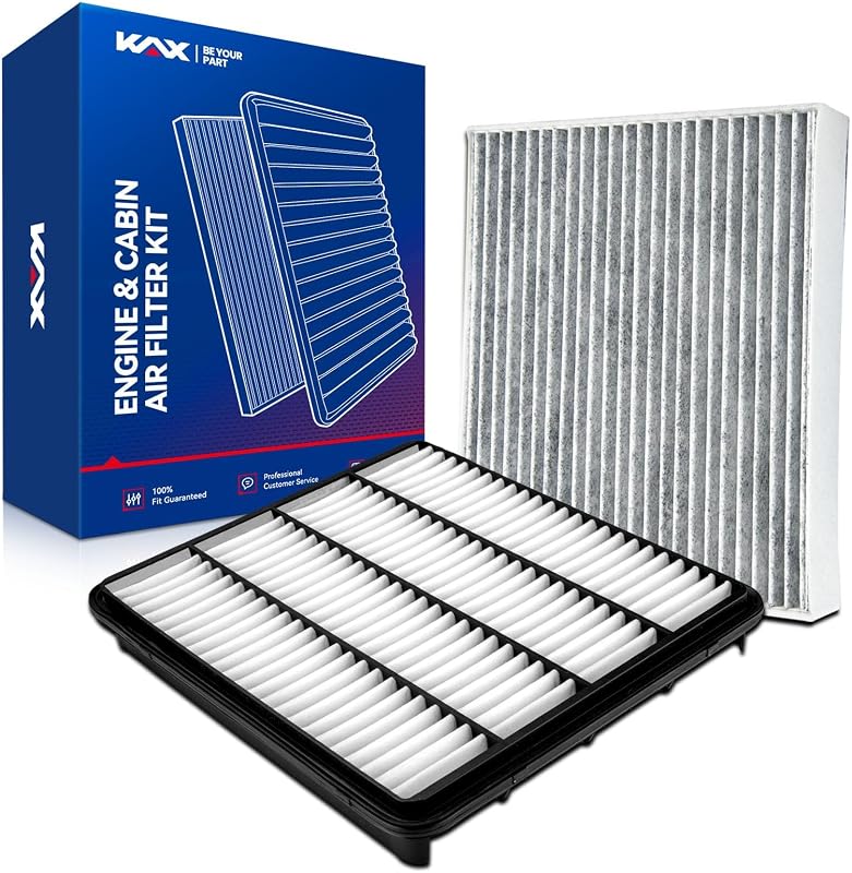 Kit Filtro de Ar do Motor e Filtro de Cabine KAX CA10343 CF10285 para Toyota e Lexus – 2 unidades