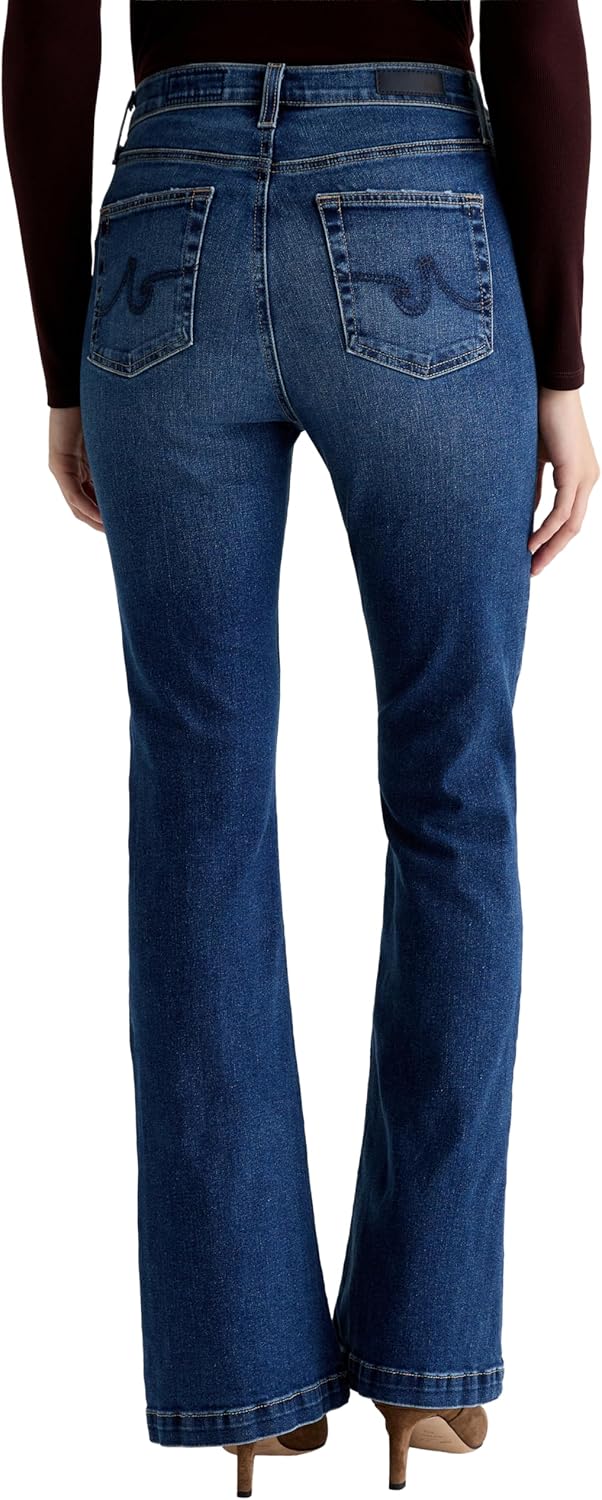Womens Madi Super High Rise Flare Jean - Image 7