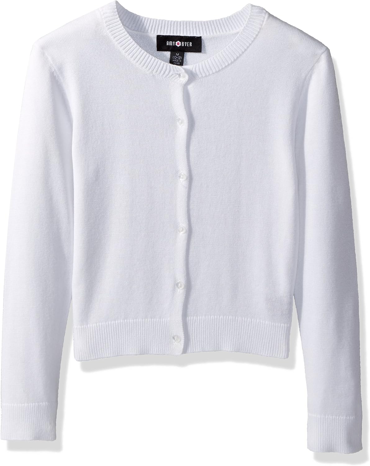 Amy Byer Big Girls' 7-16 Perfect Long Sleeve Cardigan Sweater