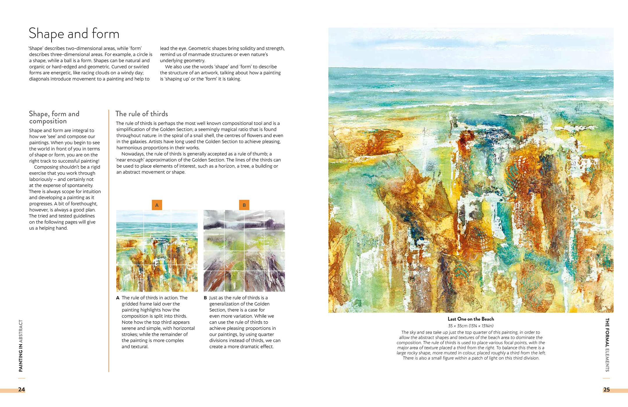 Painting in Abstract: Mixed Media Artwork Inspired by the Natural World