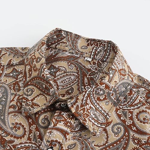 Miniatura 3 de Camisa hawaiana Hombre Botones Blusa Estampado Playa Top Turndown Camisetas Manga Corta Túnicas Camisetas Playa